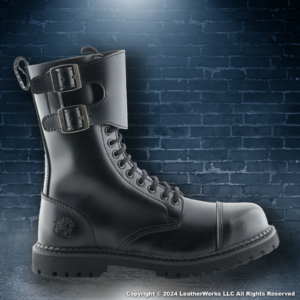 Grinders Camelot Steel Toe Black Lateral 3